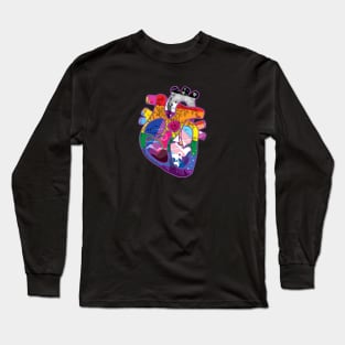 Heart of lgbtqia Pride Long Sleeve T-Shirt